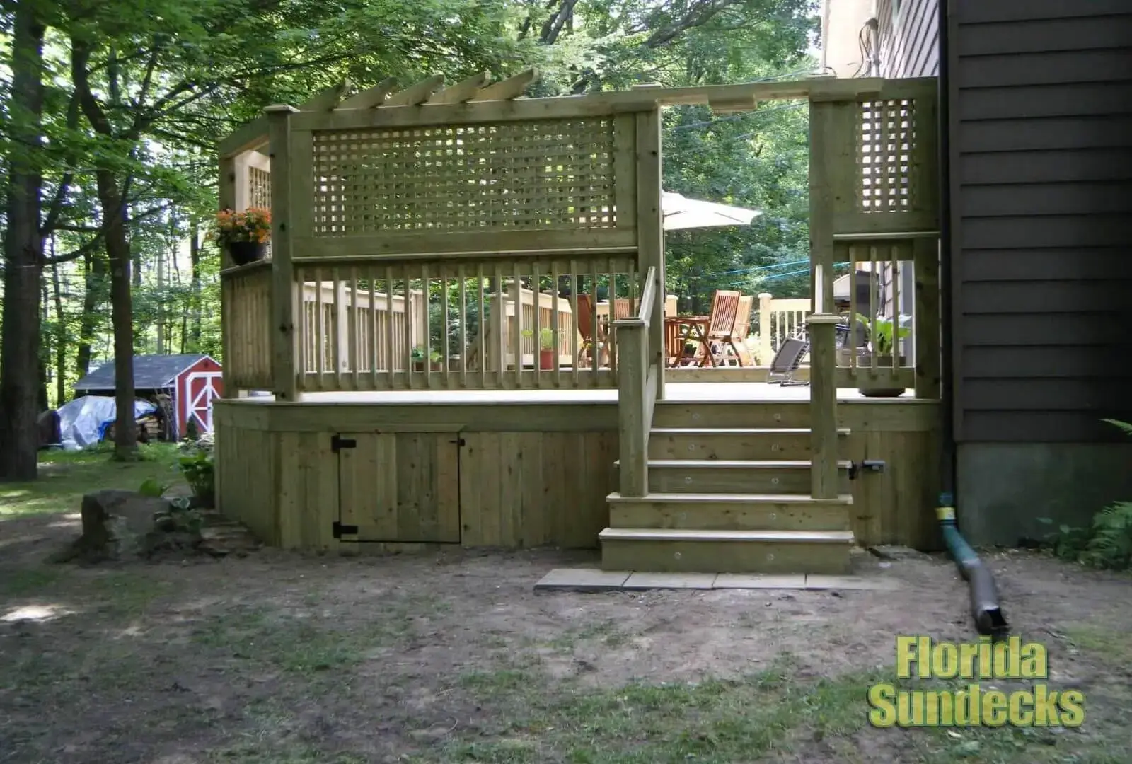 Deck in Saint-Lazare