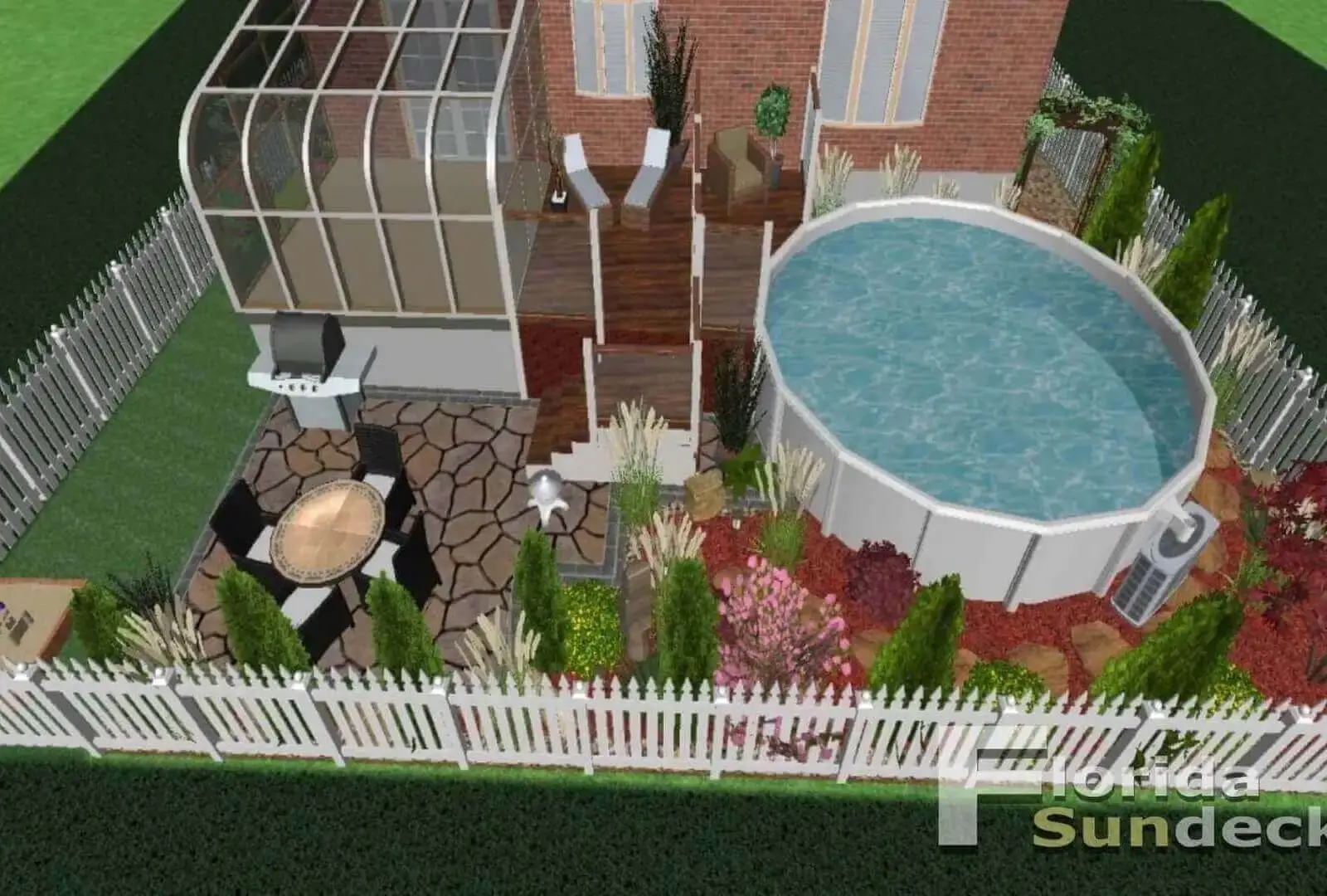 Deck Plan in Ile-Bizard